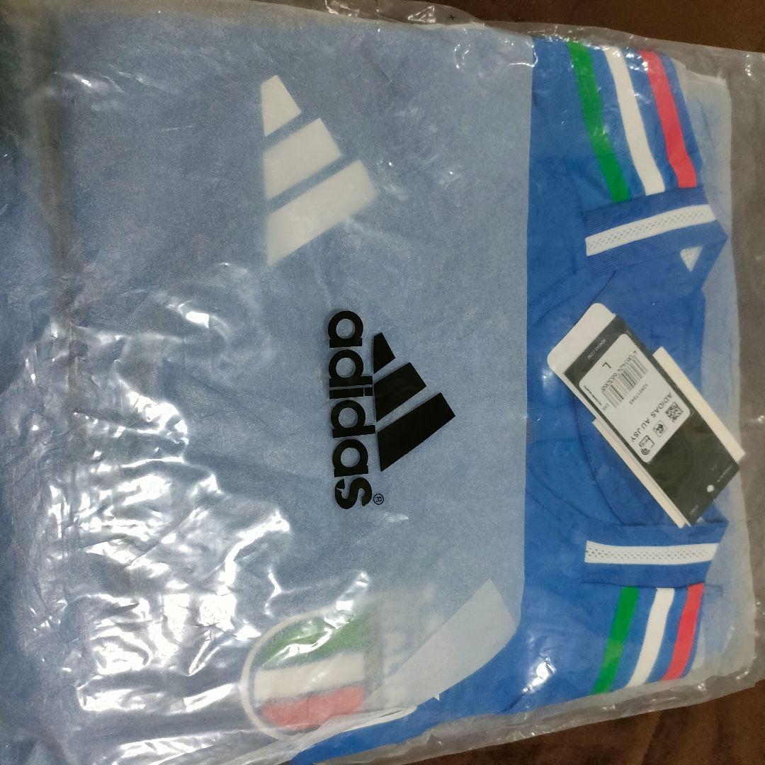 adidas イタリア代表 シャツ 青