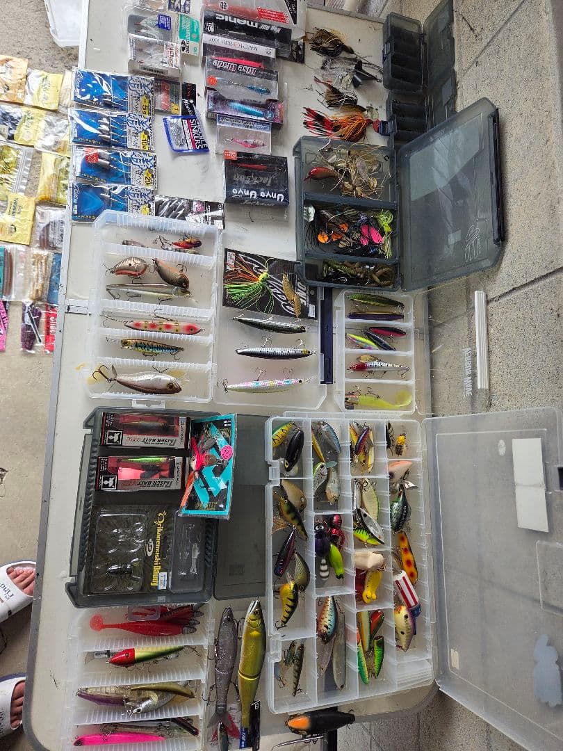 ブラックバス引退ルアーセット シーバスルアー