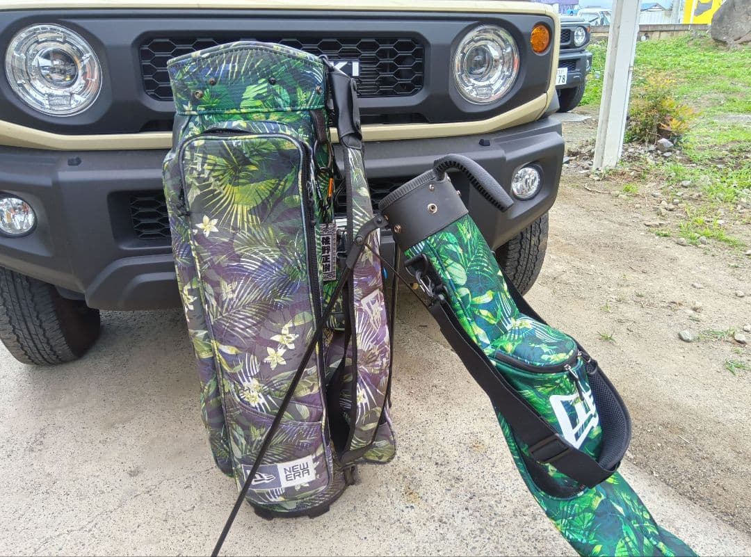 NEW ERA ニューエラ　ボタニカル　キャディバッグ　クラブスタンド２点セット