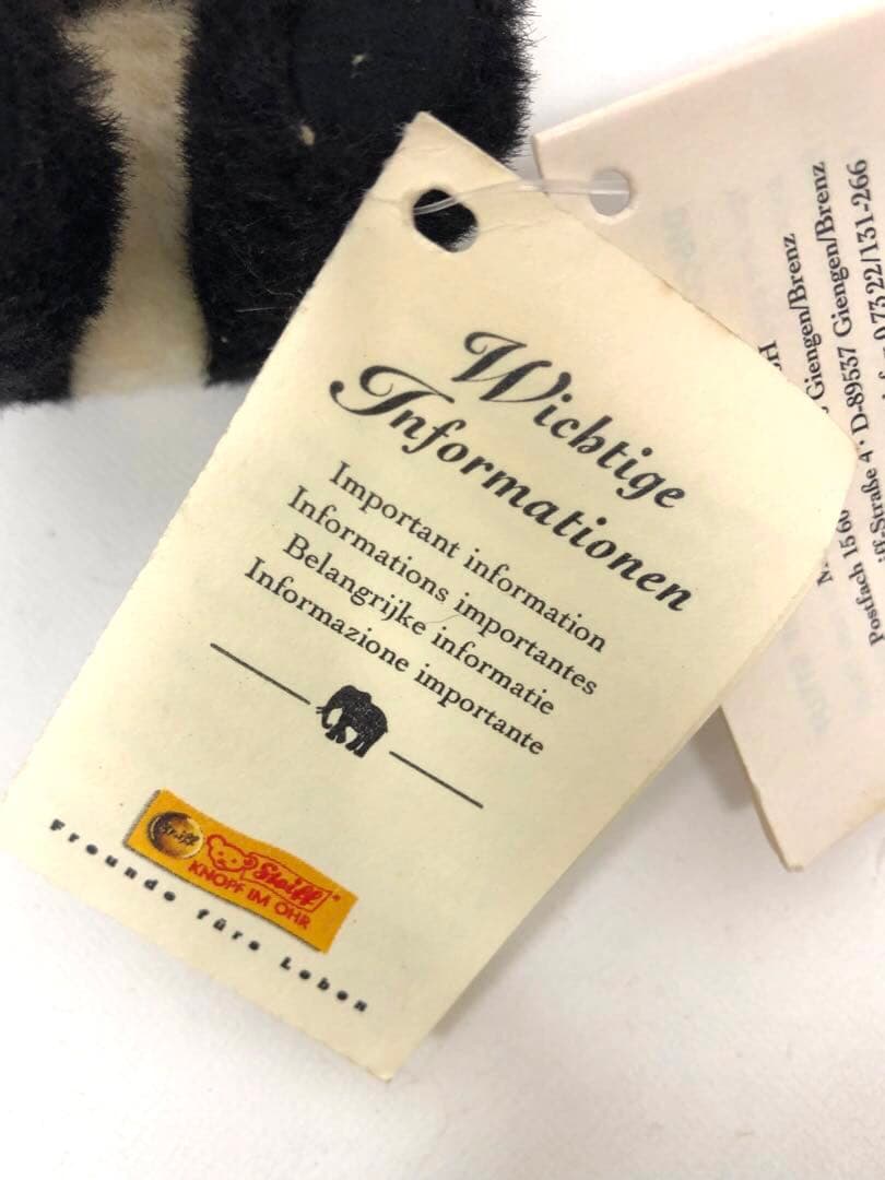 STEIFF シュタイフ　アルパカパンダテッド　パンダ ぬいぐるみ 約10cm