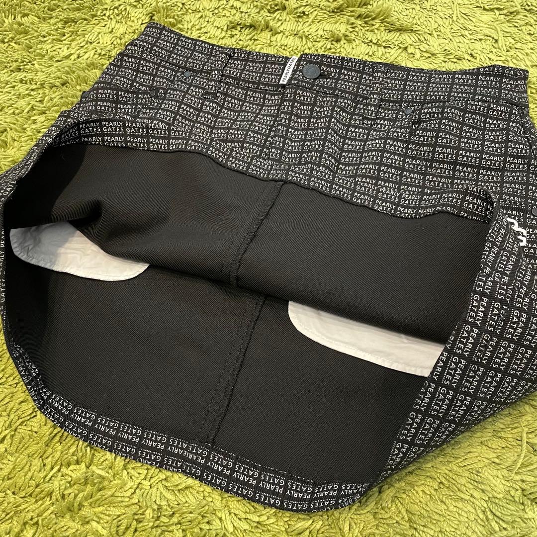 パーリーゲイツ PEARLYGATES 総柄スカート ストレッチ ネイビー系 1