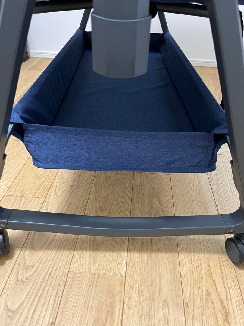 HZDMJ ベビーベッド ネイビー