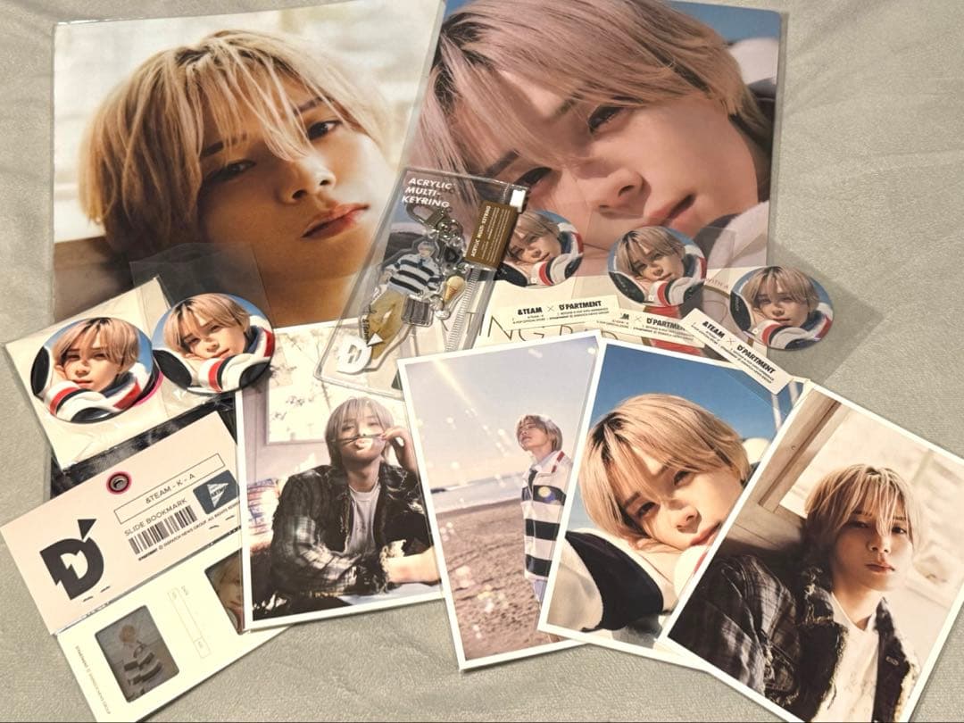 &TEAM K ケイ DPARTMENT ポップアップ クリアファイル 缶バ