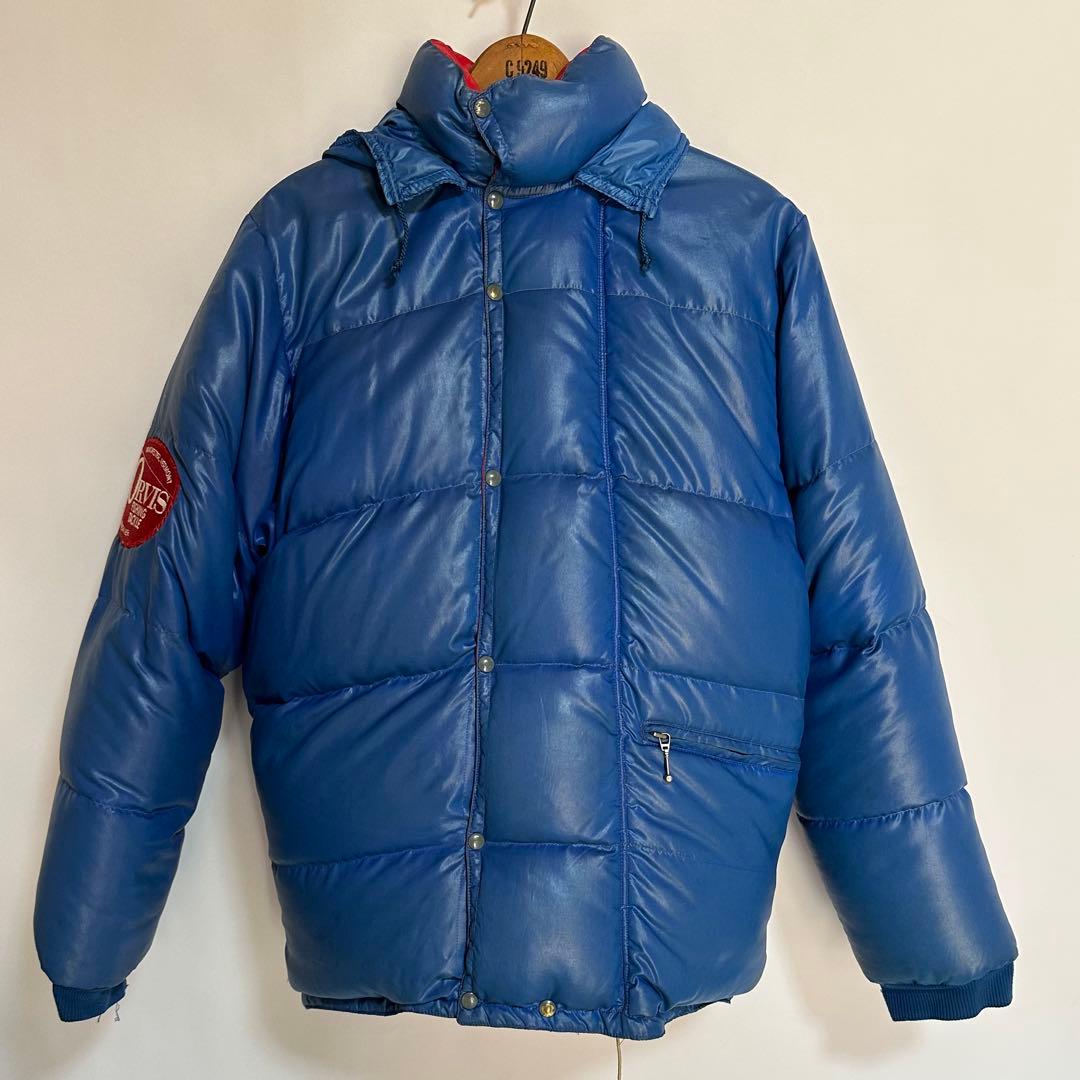 70s フランス製 Himasport ヒマスポーツ ダウンジャケット ブルー