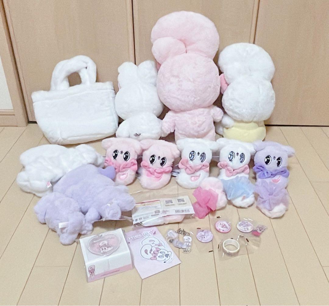 エスターバニー　ぬいぐるみ　ヘアバンド　バッグ　シュシュ　パスケース　まとめ売り