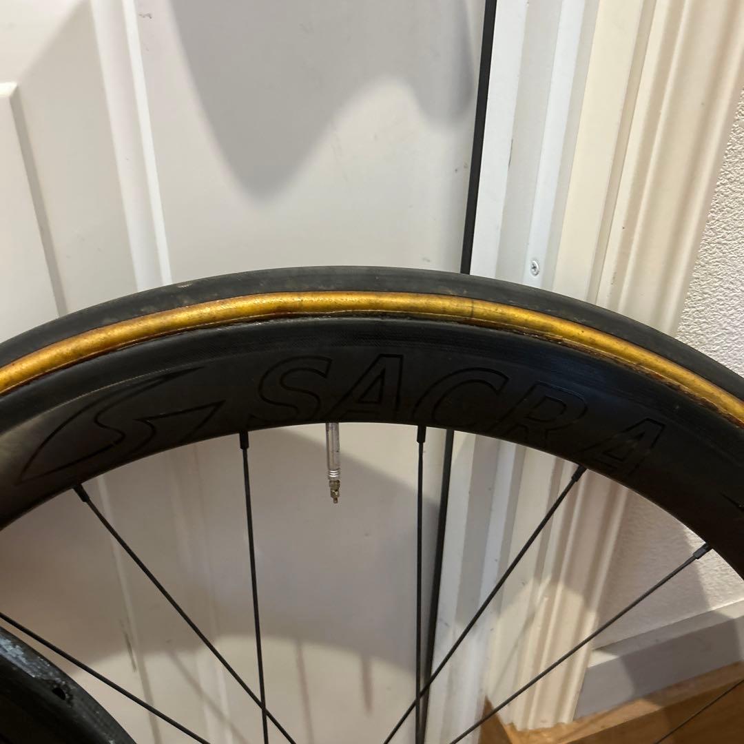 Sacra 50mm カーボンホイール　前後セット