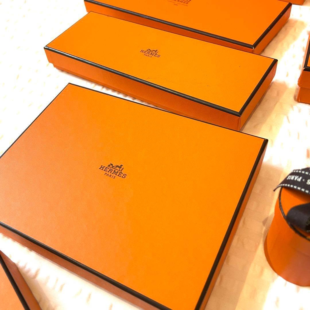 【新品同様多数】極上美品　エルメス25点ボックス空箱カレ90財布ツイリー化粧品用