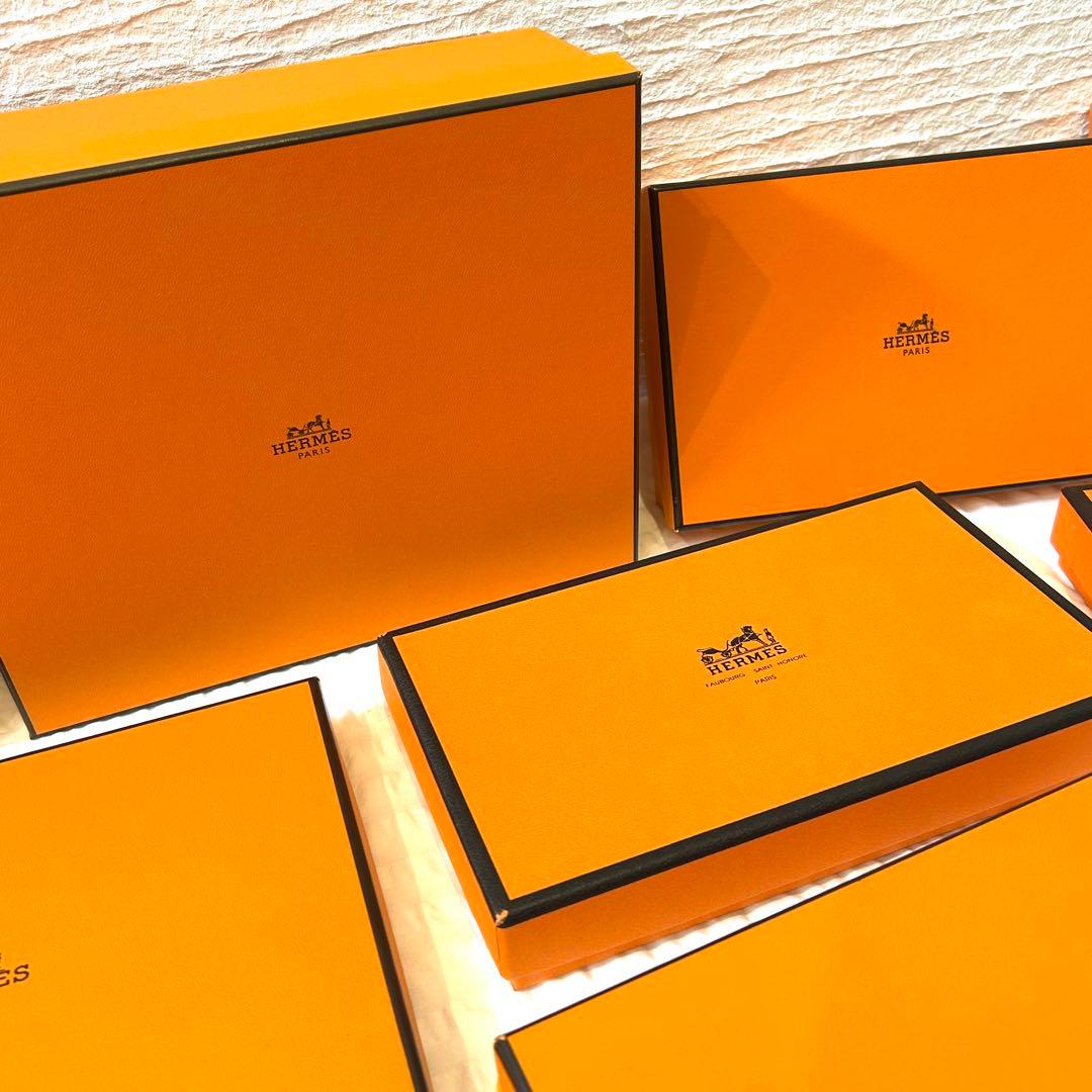 【新品同様多数】極上美品　エルメス25点ボックス空箱カレ90財布ツイリー化粧品用