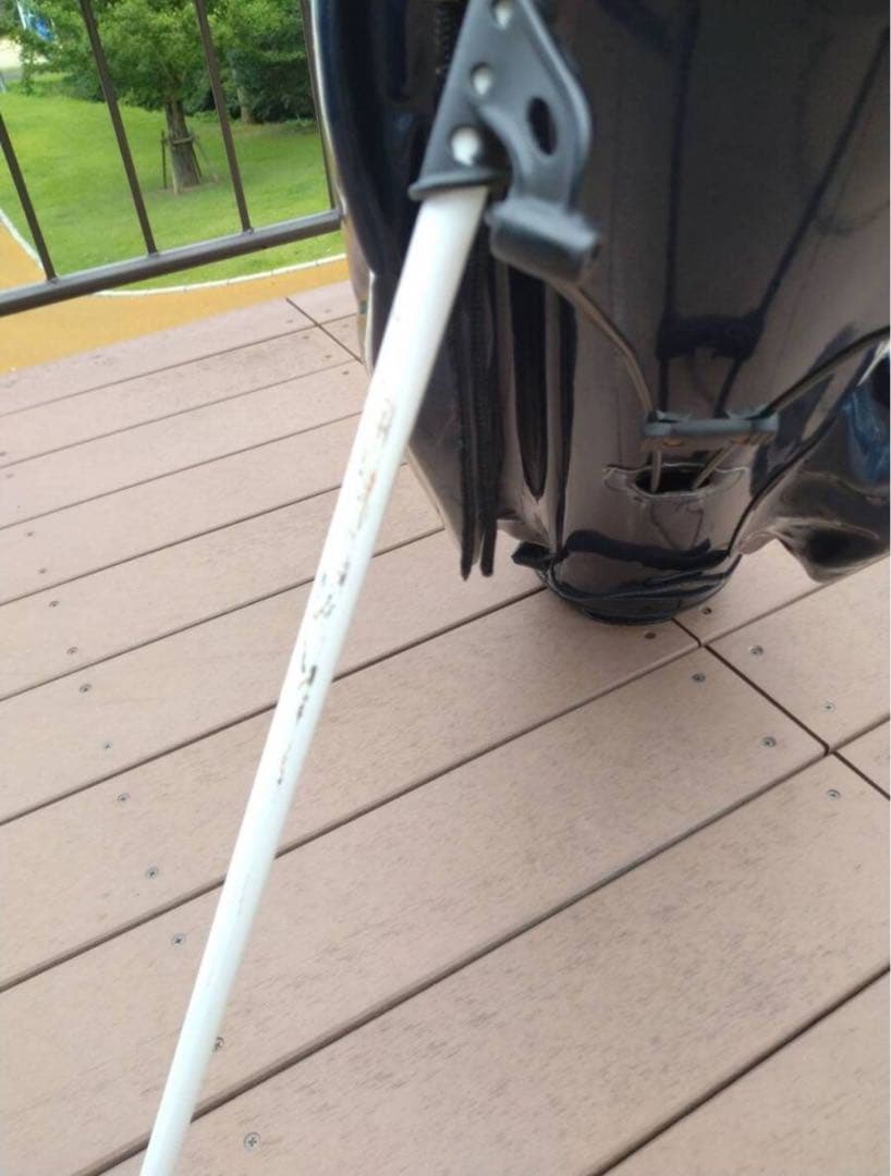 muta 328 ゴルフバッグ ネイビー スタンド付き