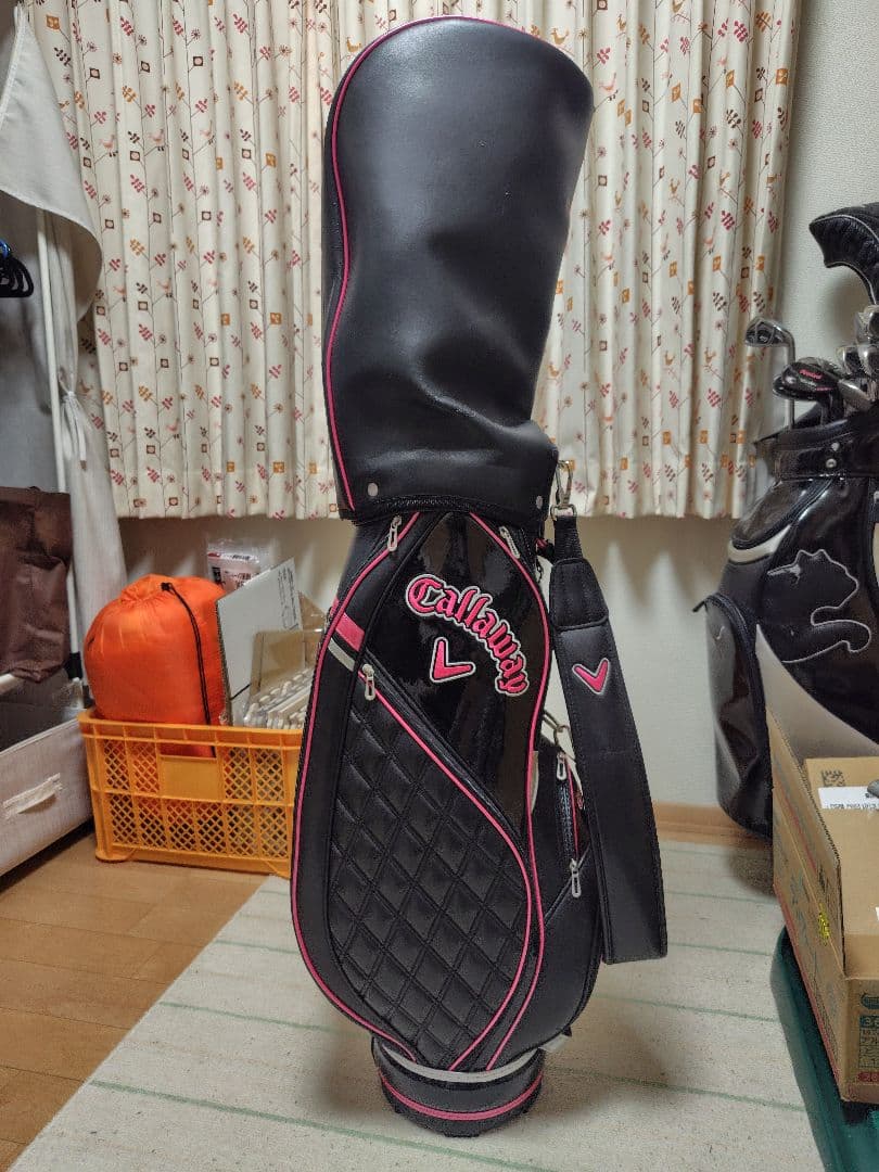 Callaway ゴルフキャディバッグ ブラック/ピンク