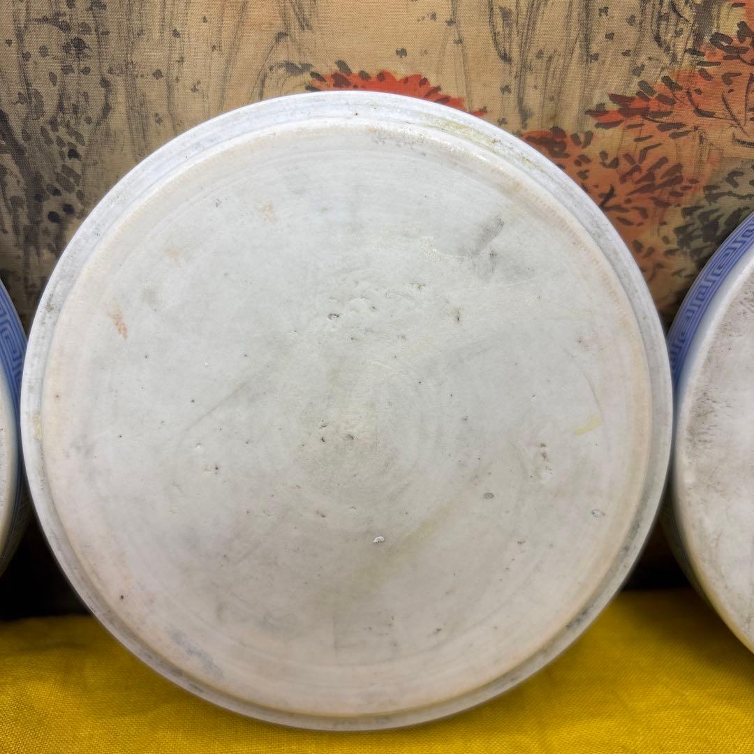 中国美術 龍 硯 染附 清の時代　光緒時代