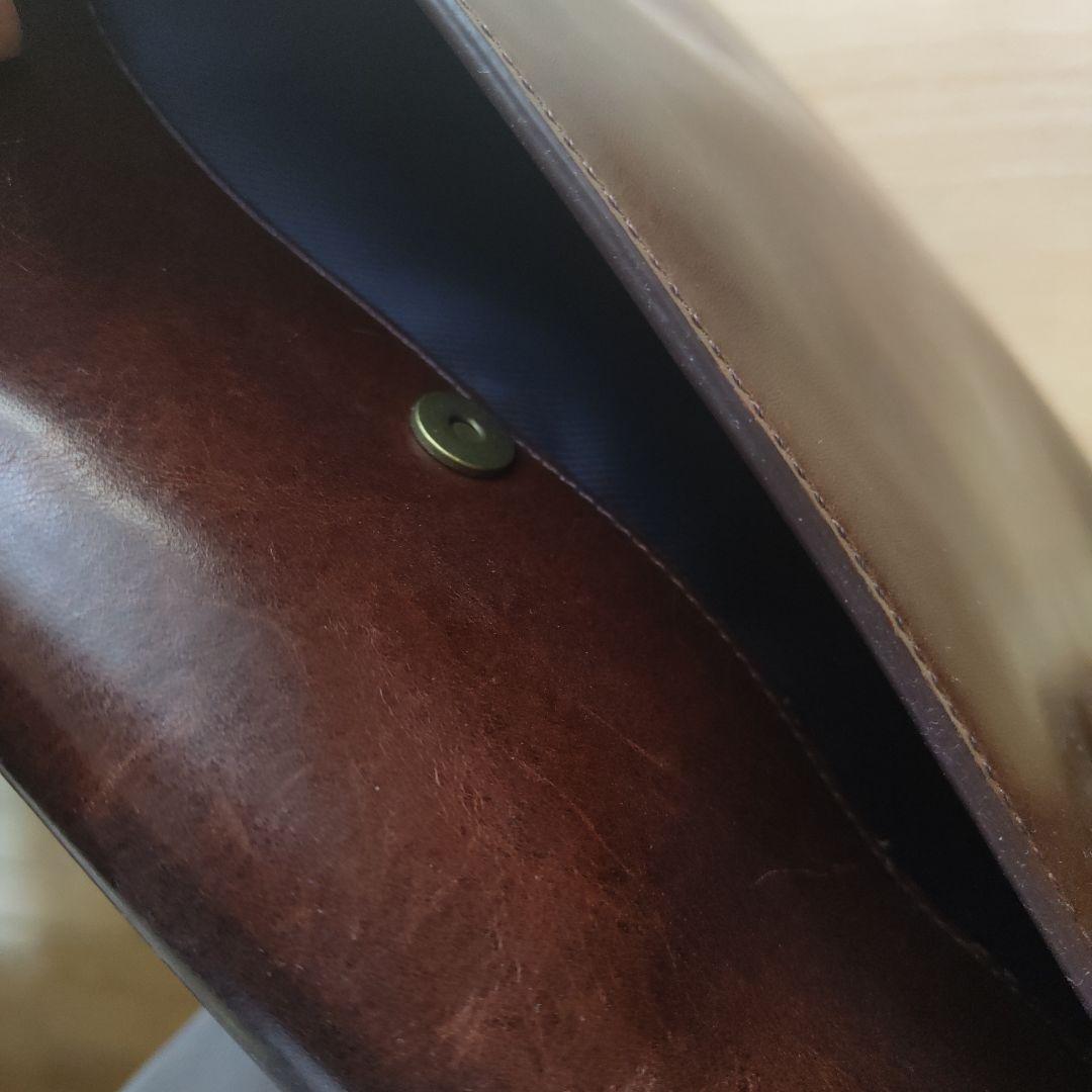 ブルックスブラザース ガラスレザー ビジネスバッグ ブリーフケース