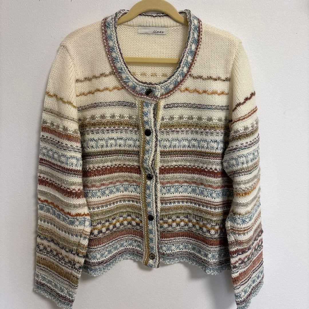 《新品タグ付き》定価42,900円 iines カーディガン