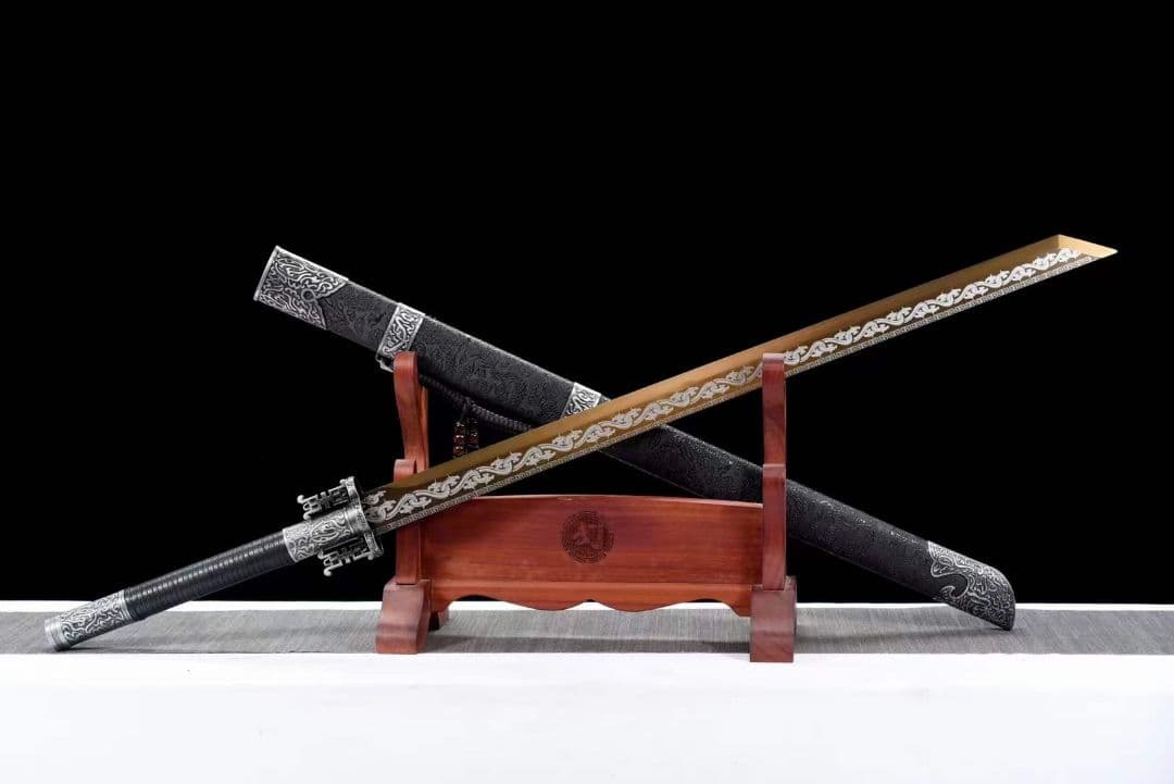【冷月の宝刀】古兵器 武具　刀装具　日本刀　模造刀 居合刀 長尺