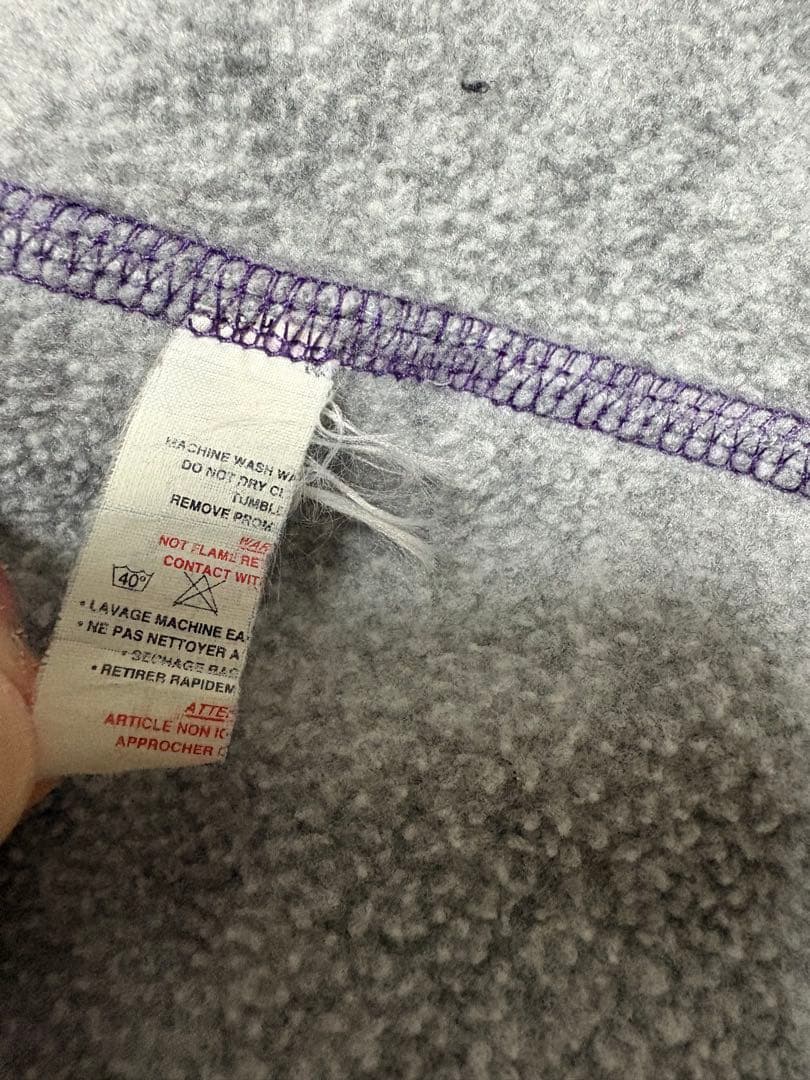 Patagonia シェルドシンチラ　ネイビー　グレー　実寸L パタゴニア