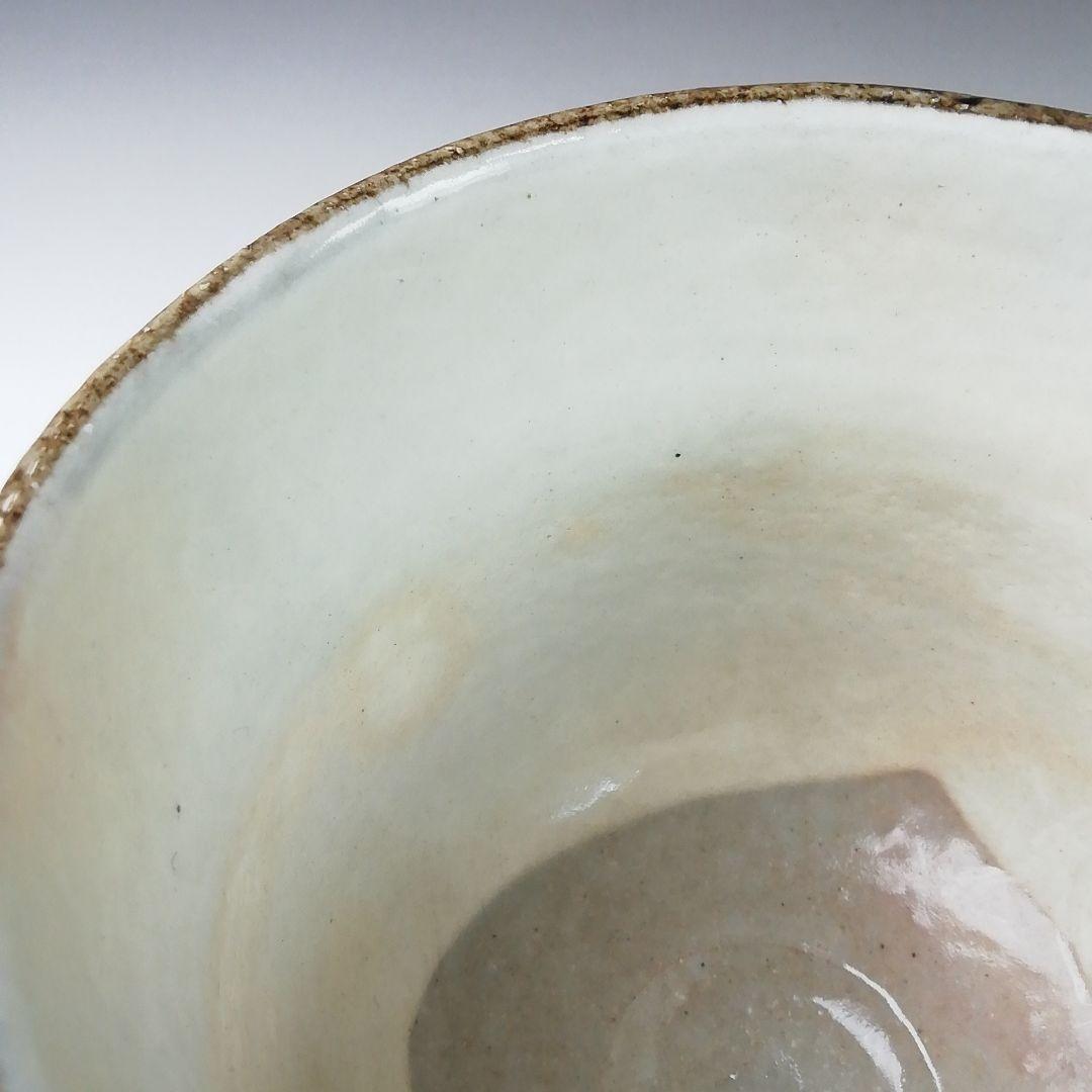 Ｔ３５０　茶碗　『福寿草絵』『浅見与し三 造』　共箱　抹茶碗　茶道具