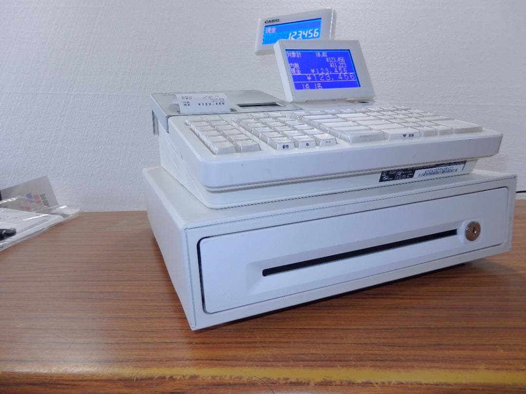 5210 設定無料 カシオ SR-S4000 軽減税率 インボイス レジスター