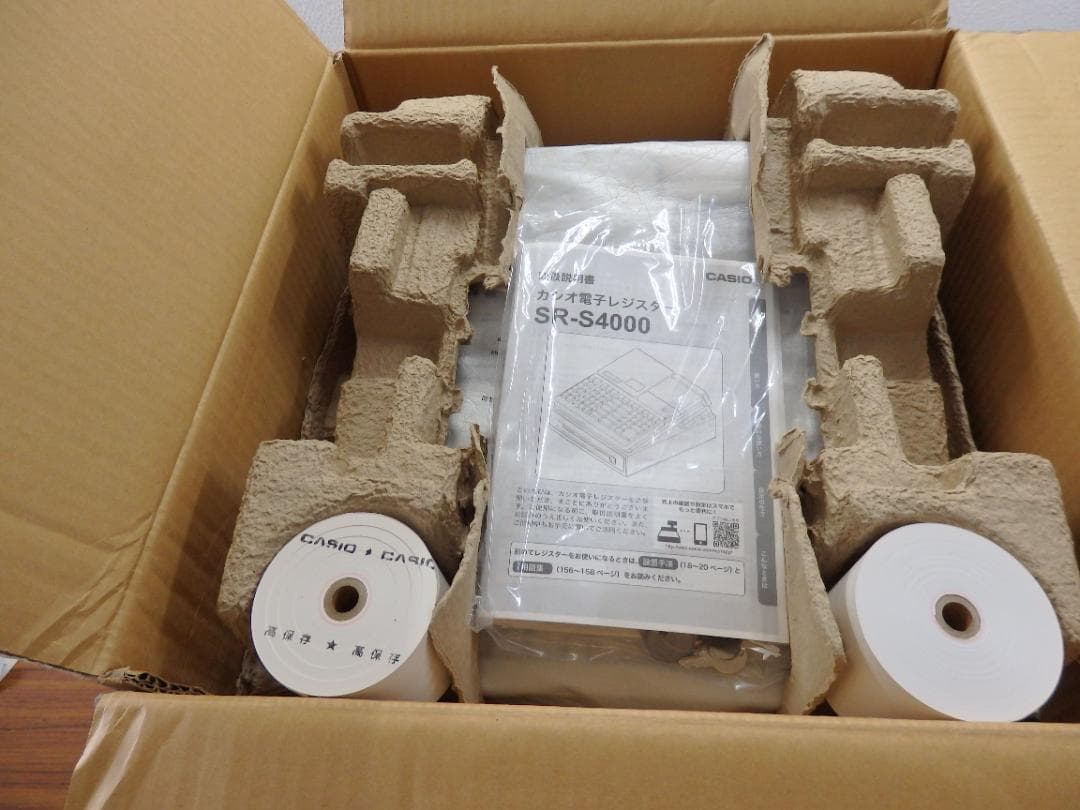 5210 設定無料 カシオ SR-S4000 軽減税率 インボイス レジスター