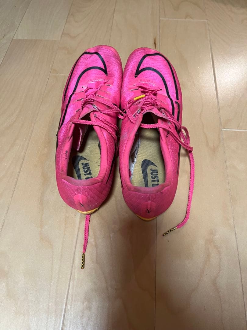 マックスフライ ピンク 陸上競技用スパイクシューズ