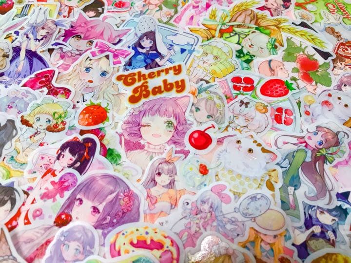 可愛いい❤️❤️人物マステフレークシール( ⸝⸝•ᴗ•⸝⸝ )156