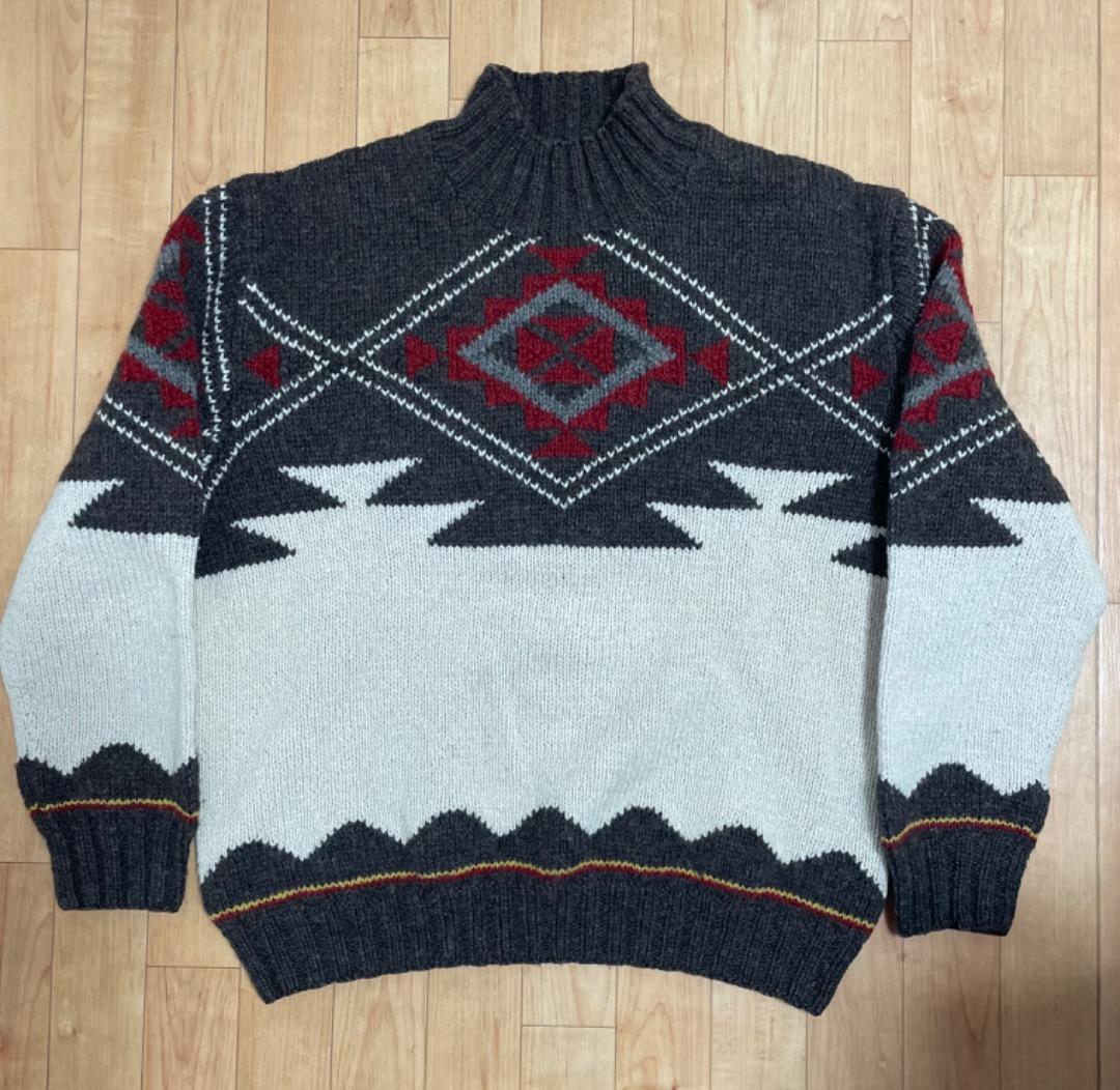 ポロラルフローレン ネイティブ柄 ニットXL