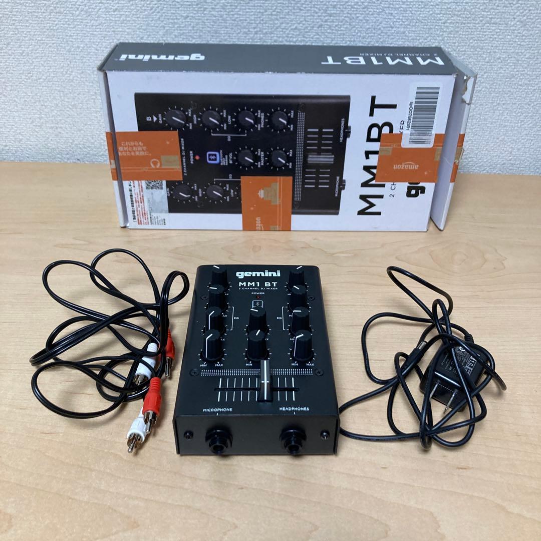 GEMINI DJ ミキサー ポータブル 2ch MM1 美品