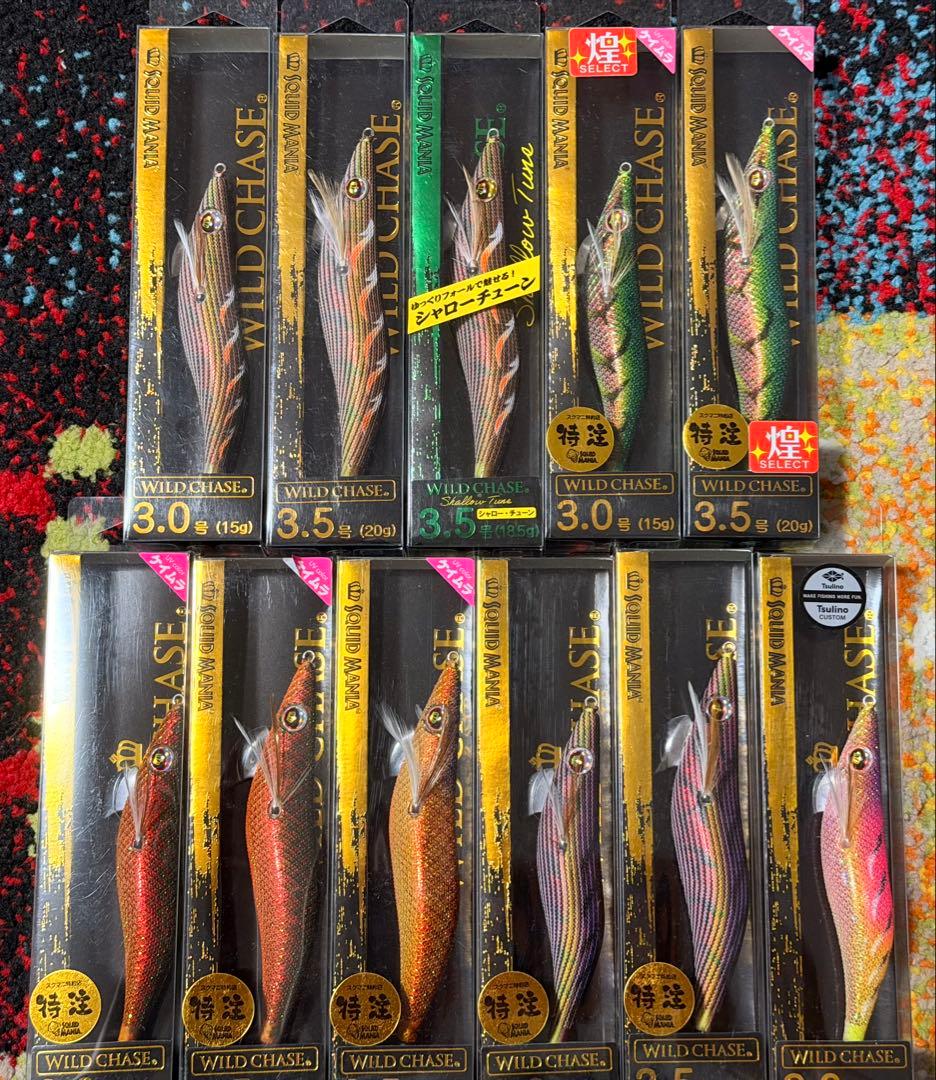 特注 スクイッドマニア WILDCHASE エギ 11本セット