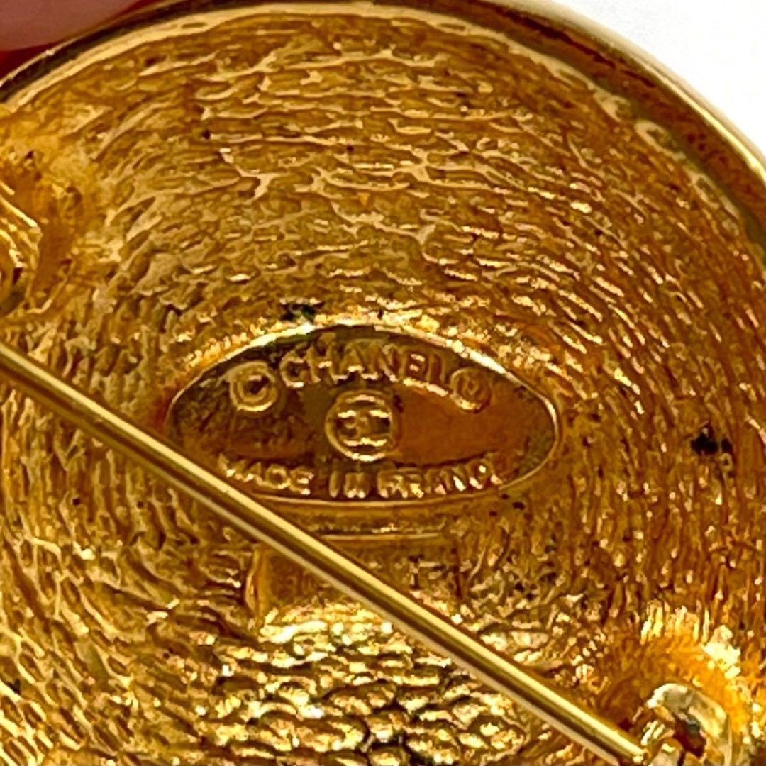 美品✨シャネル マトラッセ ココマーク ラウンド ブローチ レディース