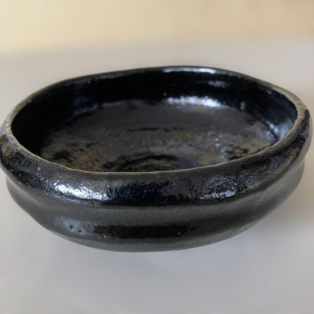 茶道具 黒楽 平茶碗 和楽 箱無