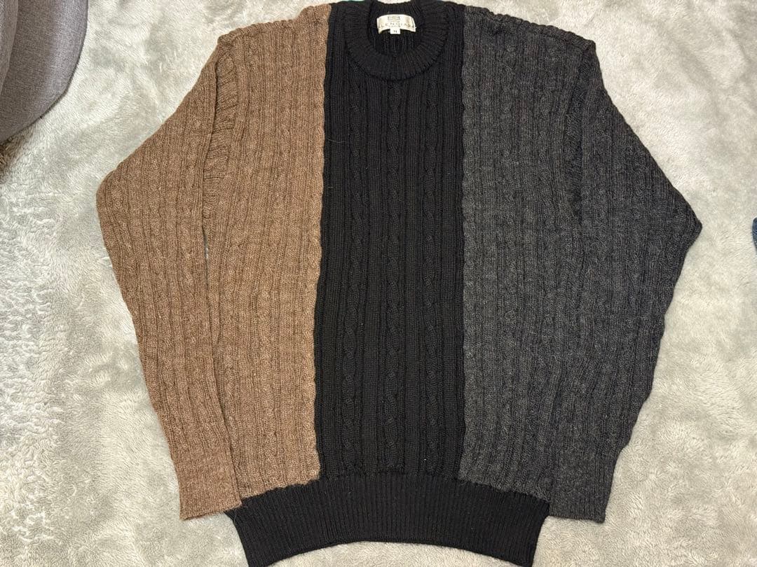 美品　BALENCIAGA アルパカ100% ケーブルニット M 日本製
