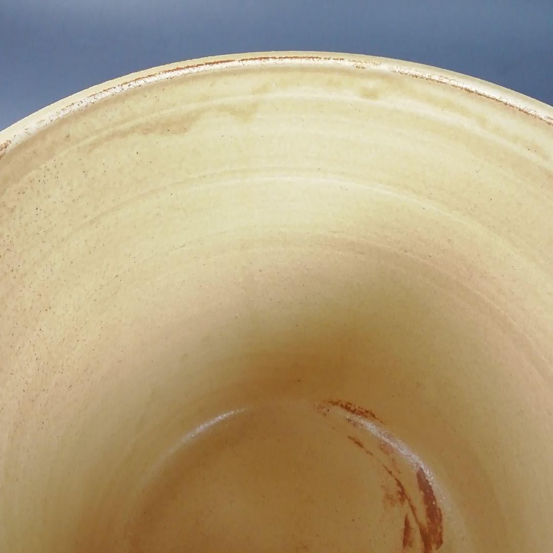 Ｗ３６　水指　『黄瀬戸　棒ノ先』『中村秋峰 造』　共箱　茶道具