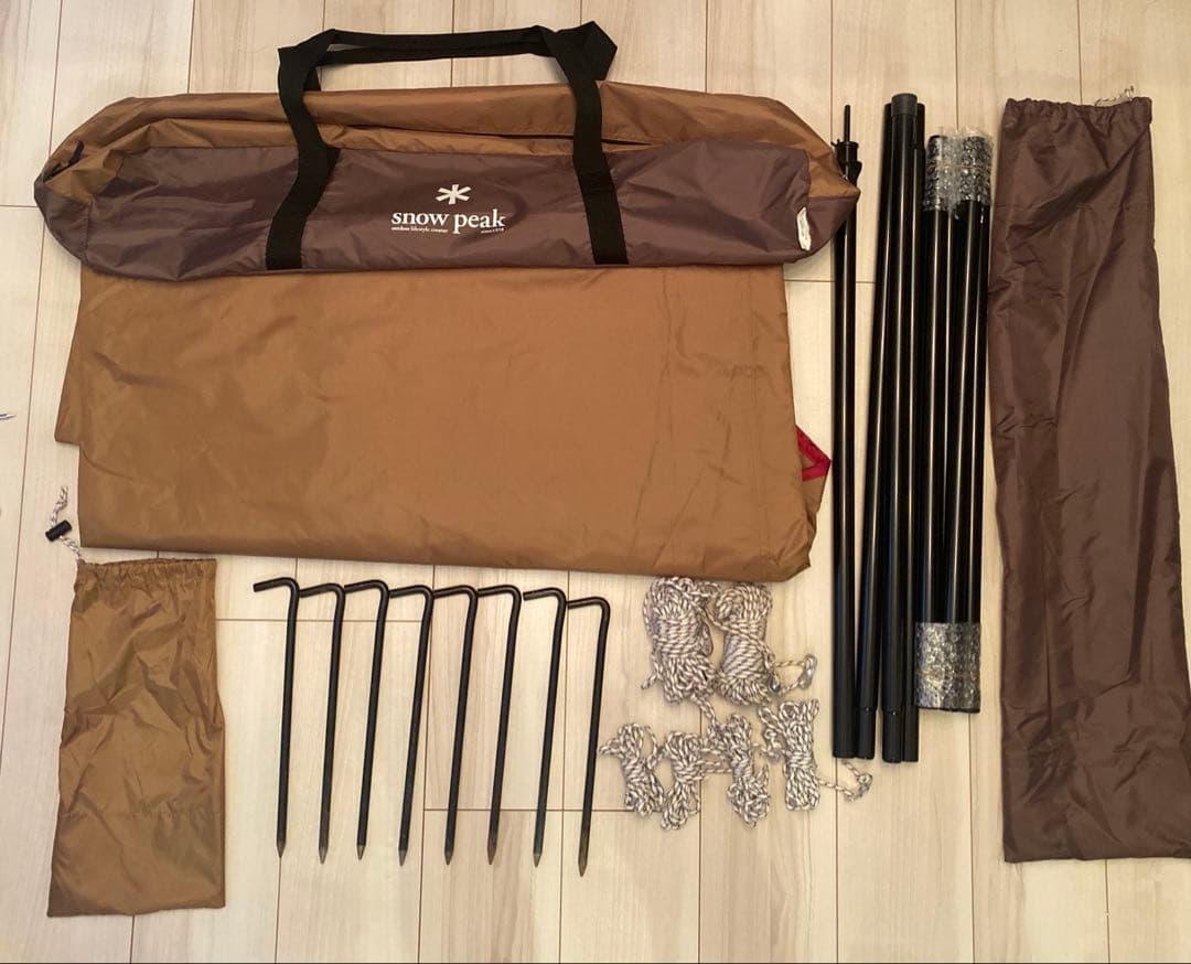 スノーピーク エントリーパックTT タープ ヘキサL(コネクションテープ不足)