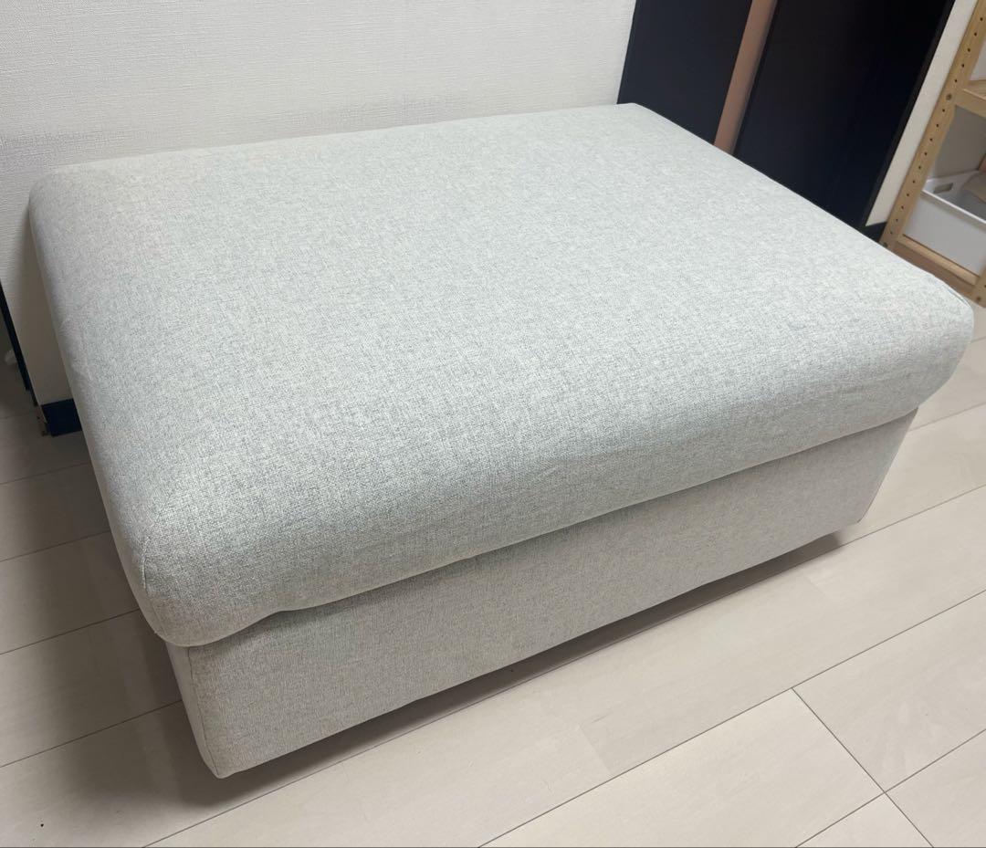 IKEA ヴィムレ VIMLE オットマン 収納付き スツール ソファ 美品