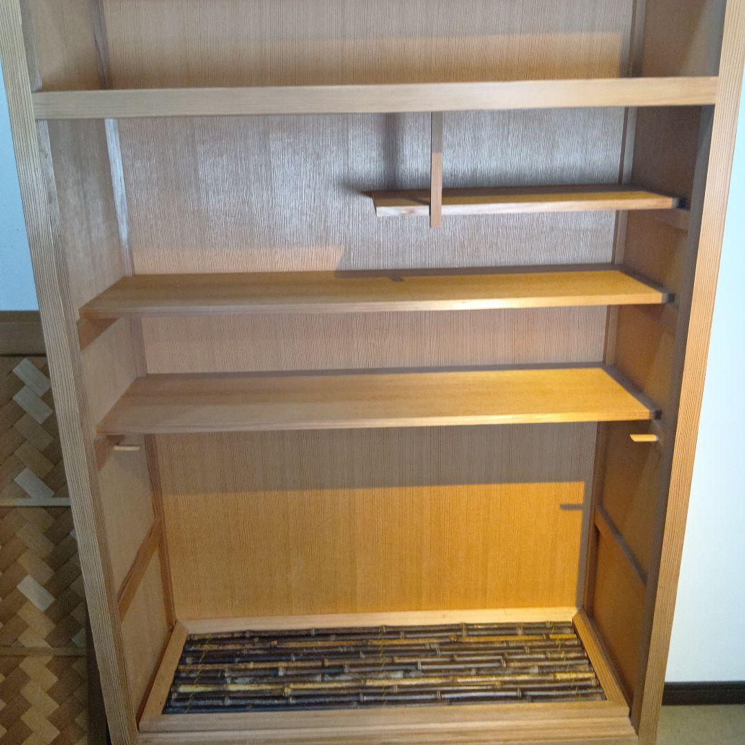 茶道具　水屋棚　置水屋　網代