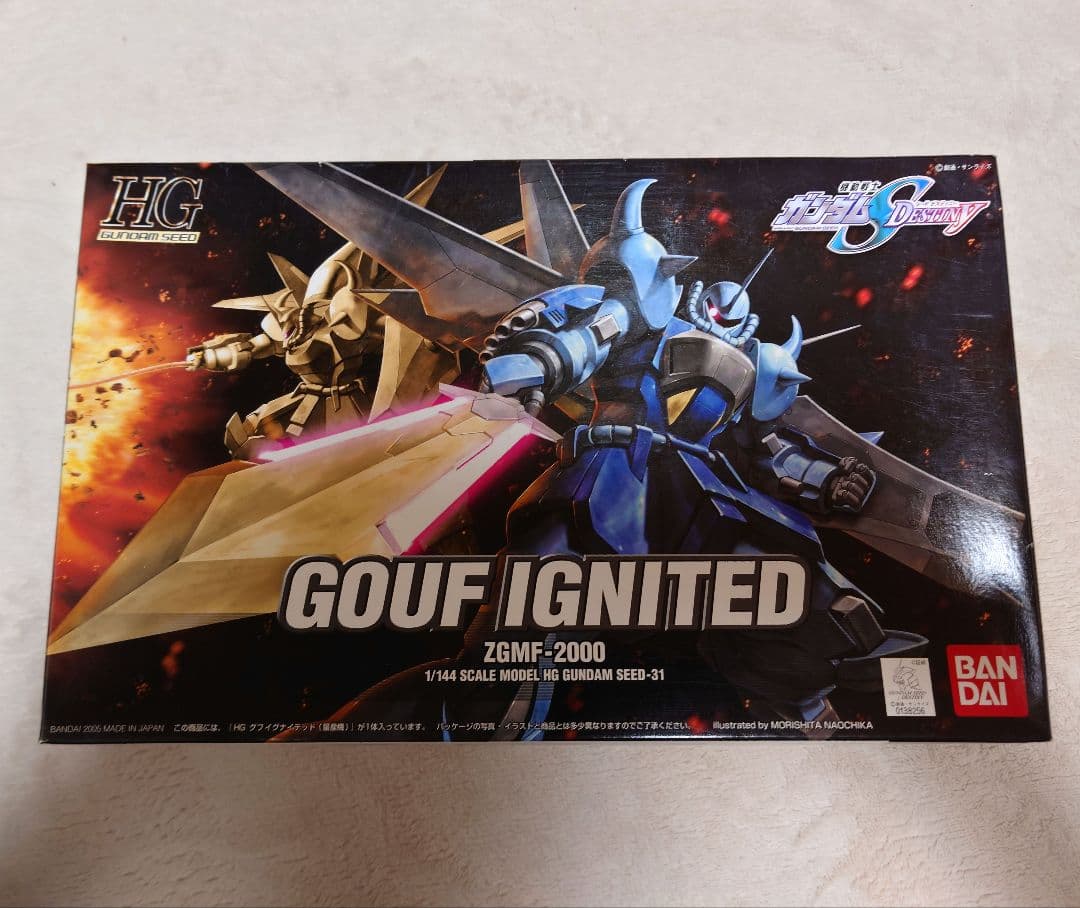 ガンプラ ジャンク組み立て済み HG グフイグナイテッド