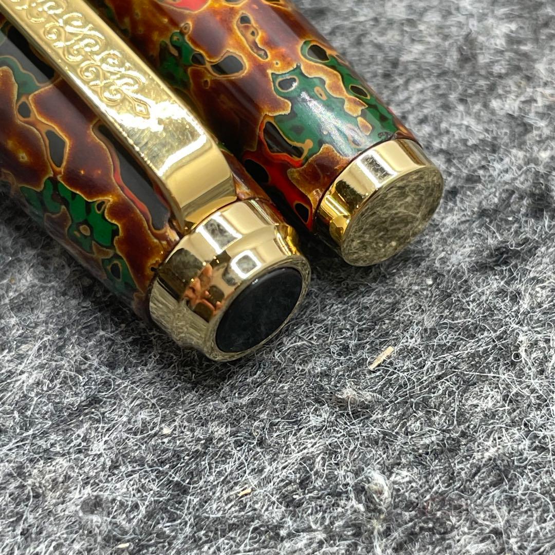 PE958□SAILOR 万年筆 日本の伝統工芸 津軽塗 万年筆 美品 桐箱付き