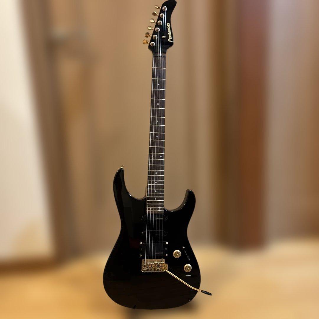 金ロゴ FERNANDES SFR-512 ストラトゴールドパーツ仕様 アーム付