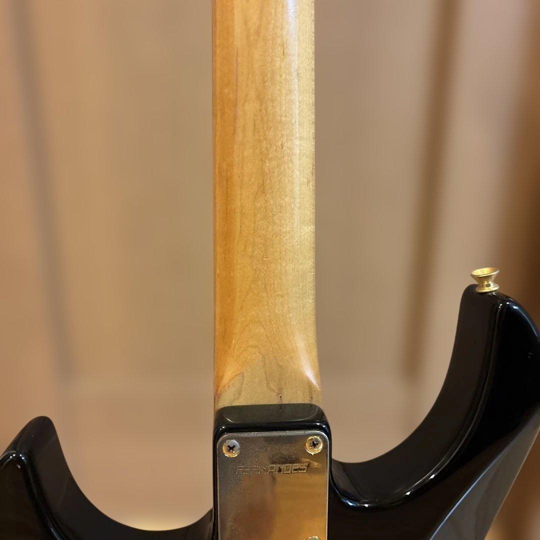 金ロゴ FERNANDES SFR-512 ストラトゴールドパーツ仕様 アーム付