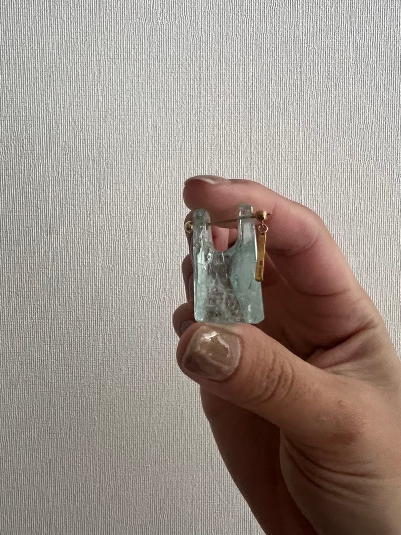 MONAKAジュエリー　片耳ピアスアクアマリン