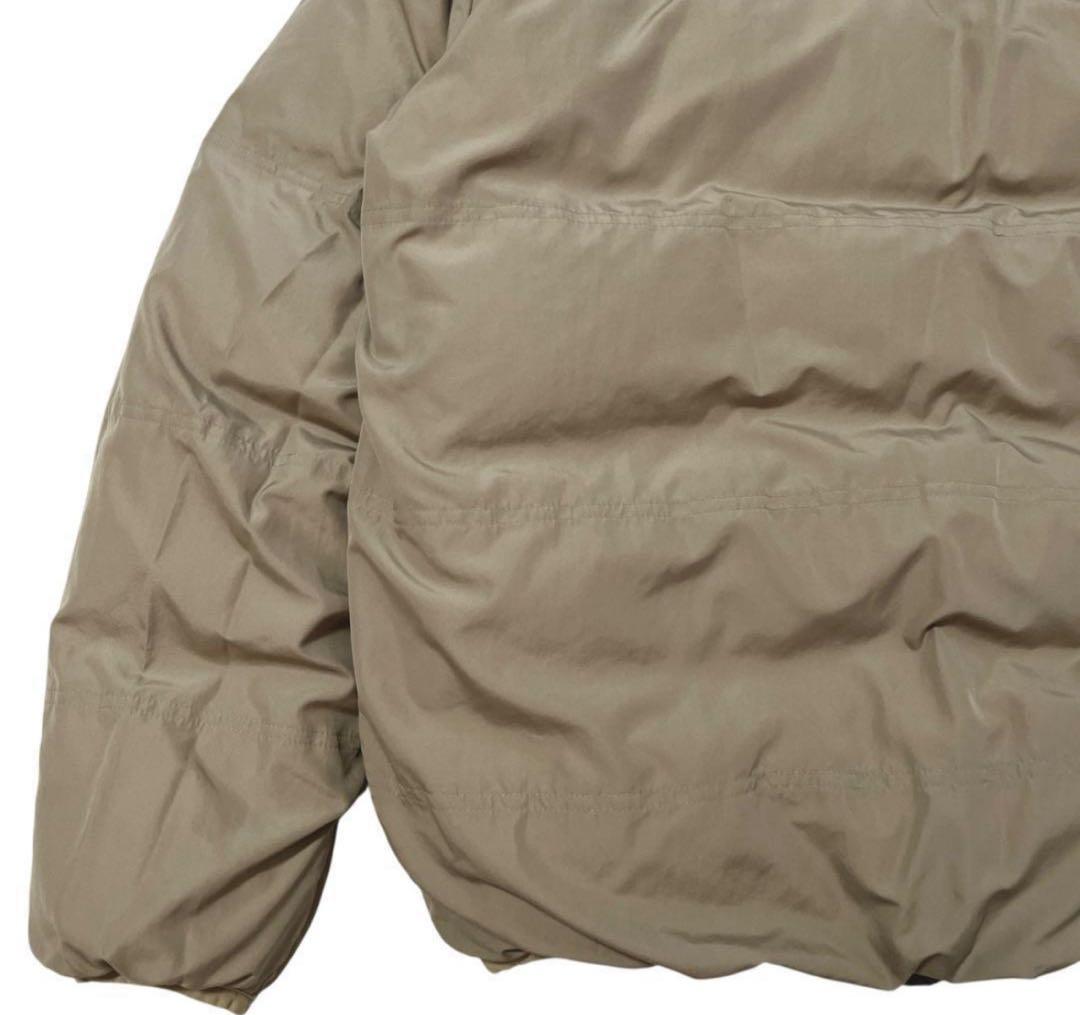 (1月末まで出品 )NIKE リバーシブルダウンジャケット カーキ/ベージュ L