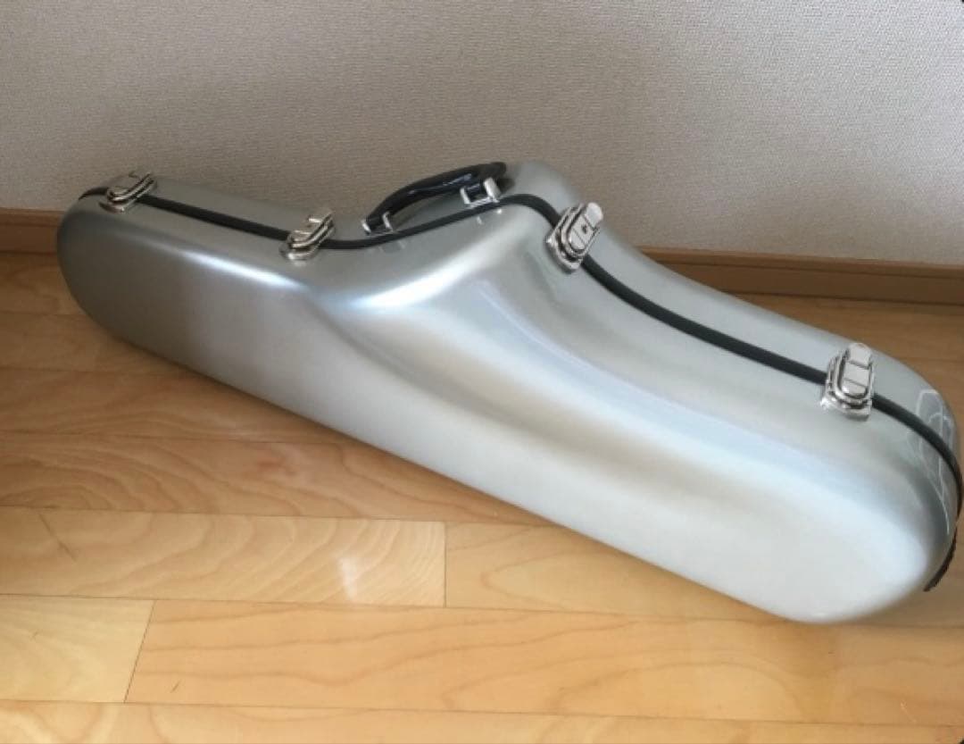 シルバー テナーサックスケース ハードケース