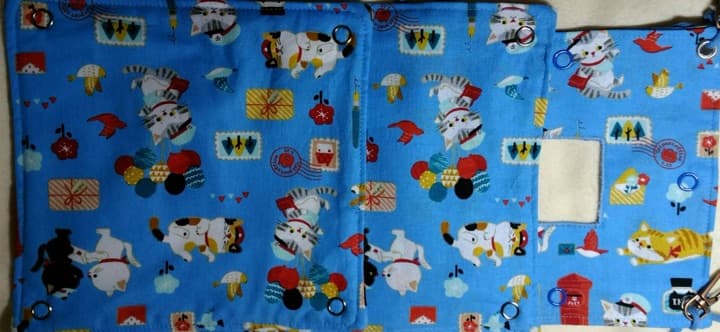 モモンガハウス(猫の郵便・青) 春(夏)秋仕様 Bタイプ  1700円