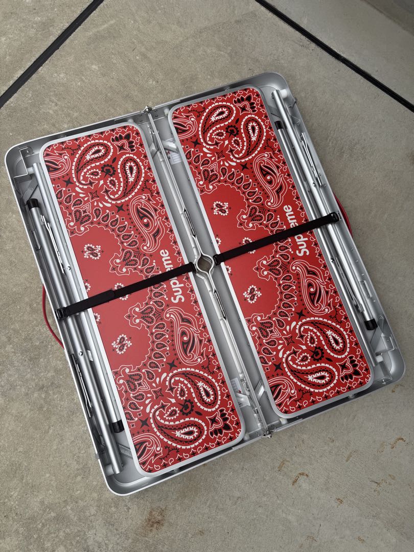 Supreme Coleman Folding Table Set 美中古