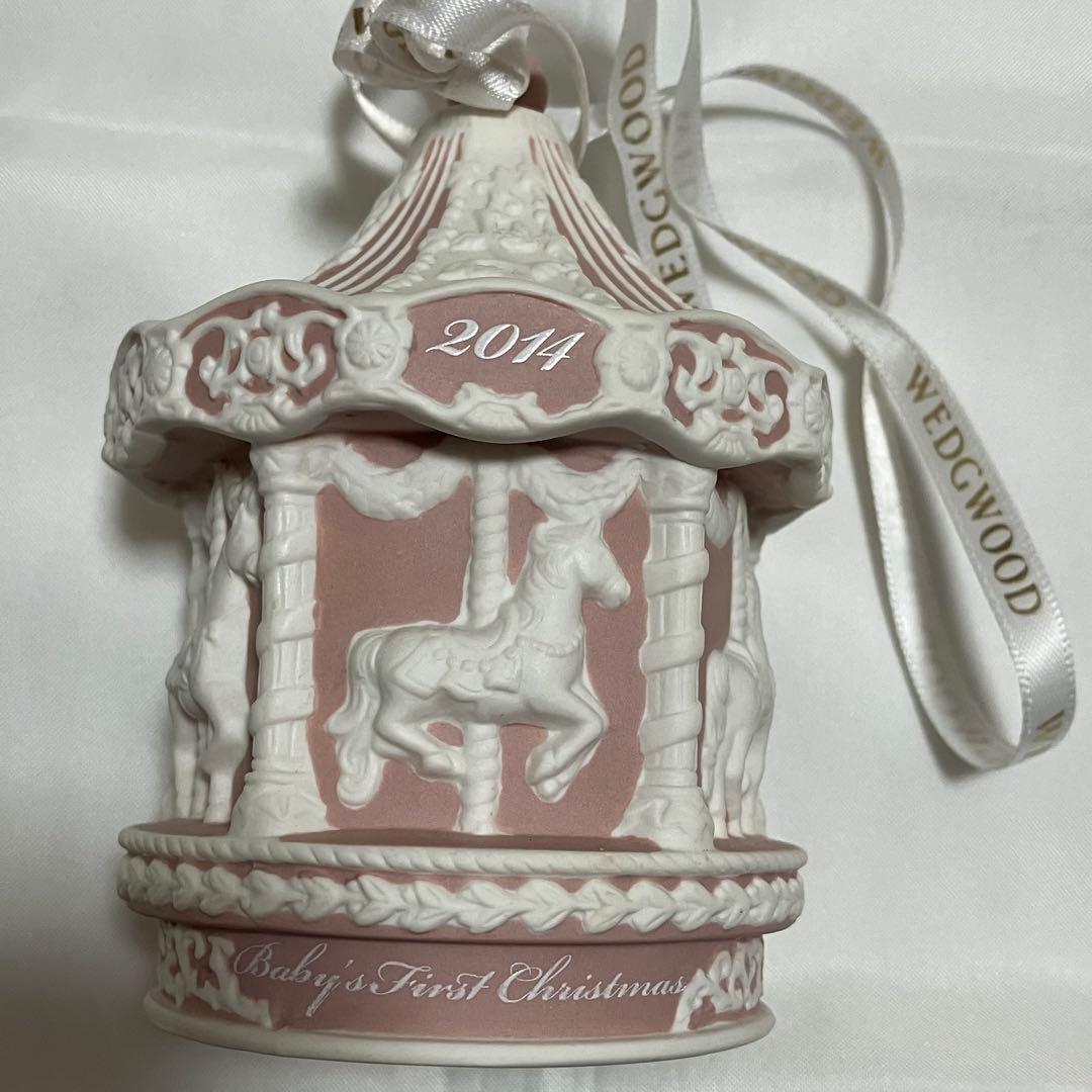  オーナメント 2014 ピンク カルーセル ウェッジウッド