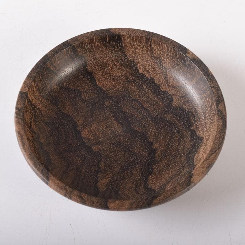 茶道具　黒柿　香合　共布　共箱　V　7633