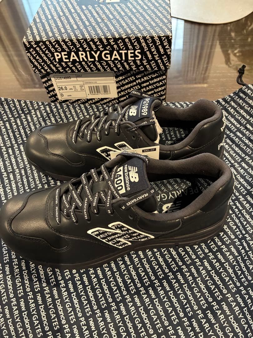 パーリーゲイツ×ニューバランスゴルフUGS1400 サイズ26センチ