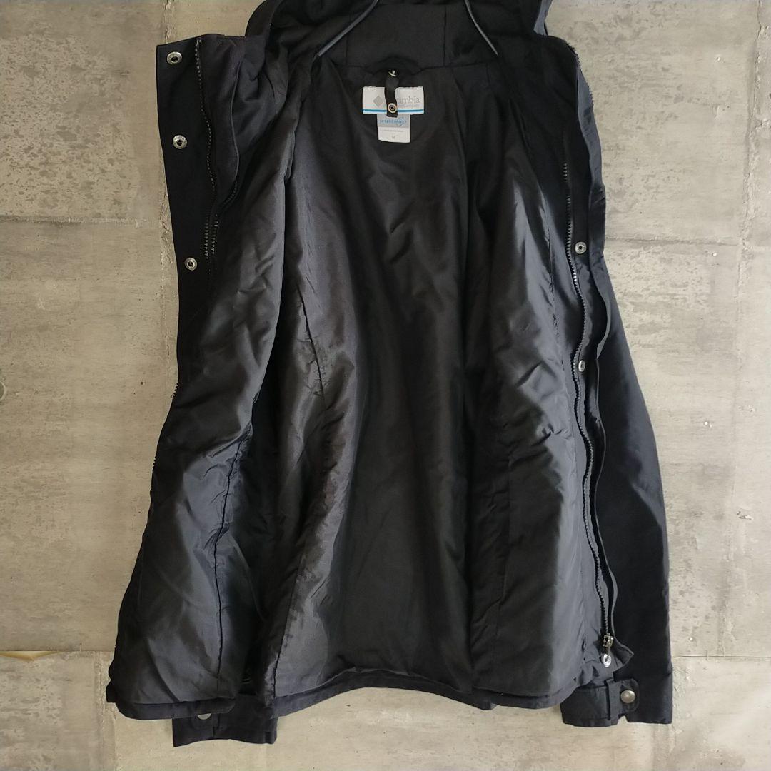 2枚セット【海外古着】US Columbia スノージャケット ウェアー 黒 M