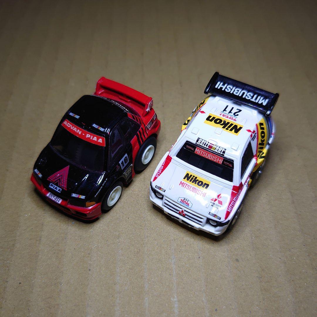 チョロQ　パジェロ　ランサーエボリューション レースカー 2台まとめ売り