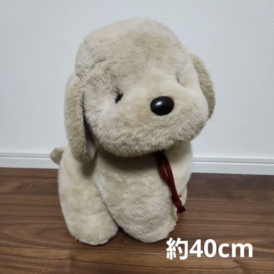 うめ吉(茶)　ぬいぐるみ　1983年　オリエンタルトーイ　高さ40cm弱