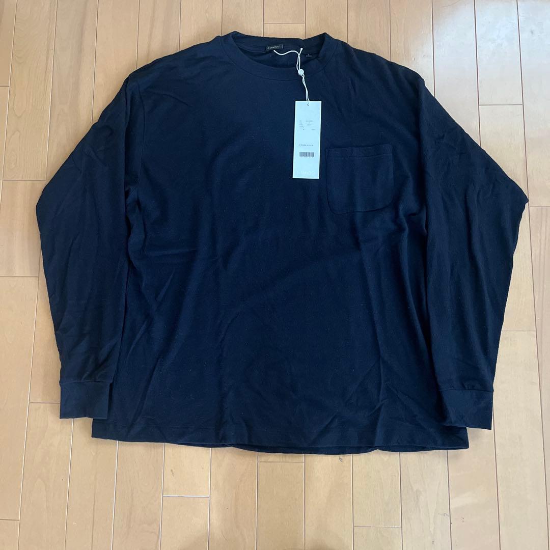 ヤ*リ様 comoli 20aw ウール天竺 長袖クルー　ネイビー　サイズ3